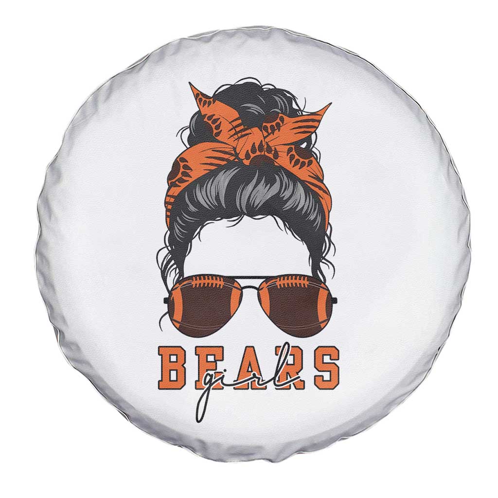 Girl Messy Bun Fan Spare Tire Cover CFB Lovers Gift TS12 Print Your Wear