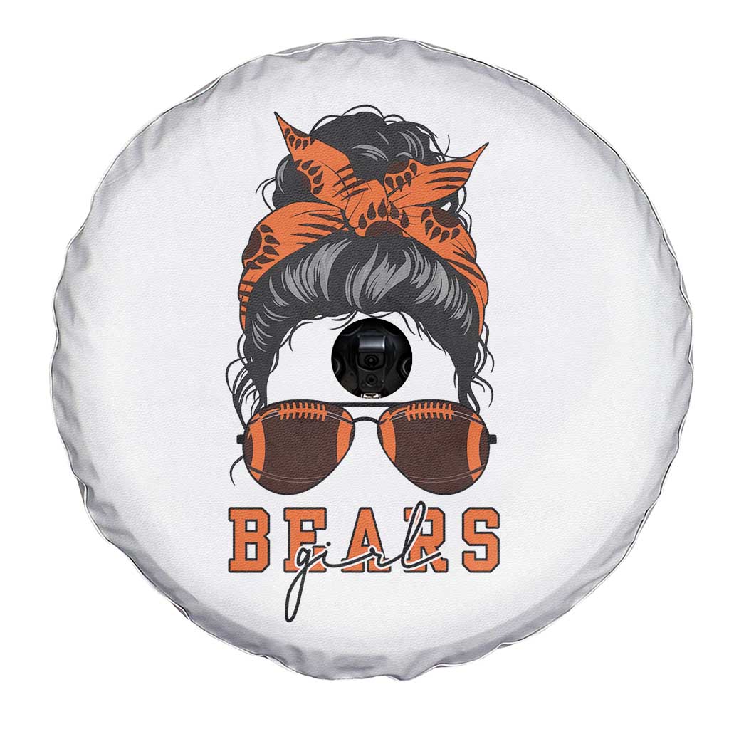 Girl Messy Bun Fan Spare Tire Cover CFB Lovers Gift TS12 Print Your Wear