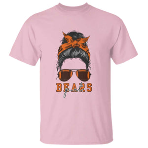 Girl Messy Bun Fan T Shirt CFB Lovers Gift TS12 Light Pink Print Your Wear