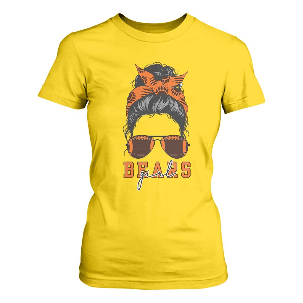 Girl Messy Bun Fan T Shirt For Women CFB Lovers Gift TS12 Daisy Print Your Wear