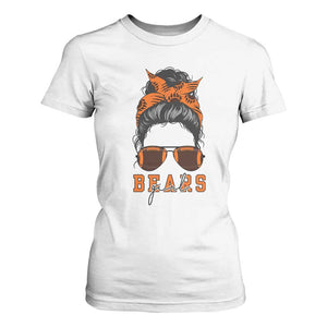 Girl Messy Bun Fan T Shirt For Women CFB Lovers Gift TS12 White Print Your Wear
