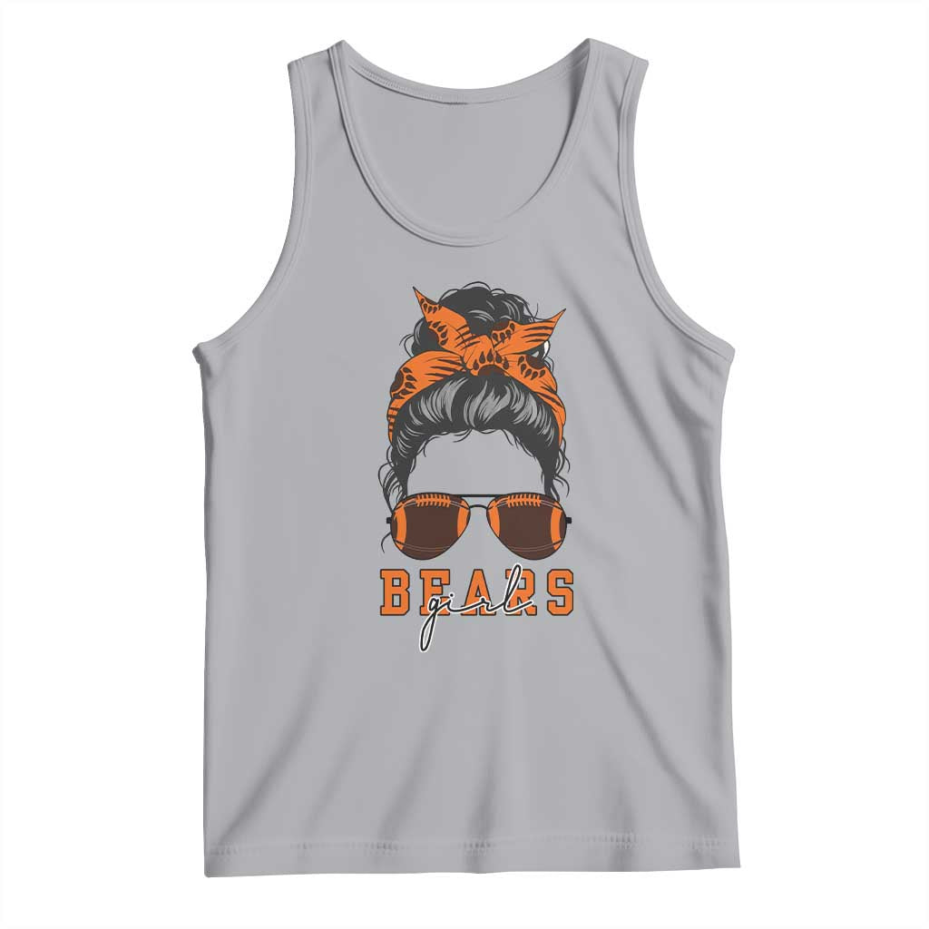 Girl Messy Bun Fan Tank Top CFB Lovers Gift TS12 Athletic Heather Print Your Wear
