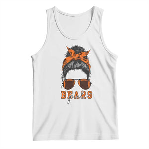 Girl Messy Bun Fan Tank Top CFB Lovers Gift TS12 White Print Your Wear