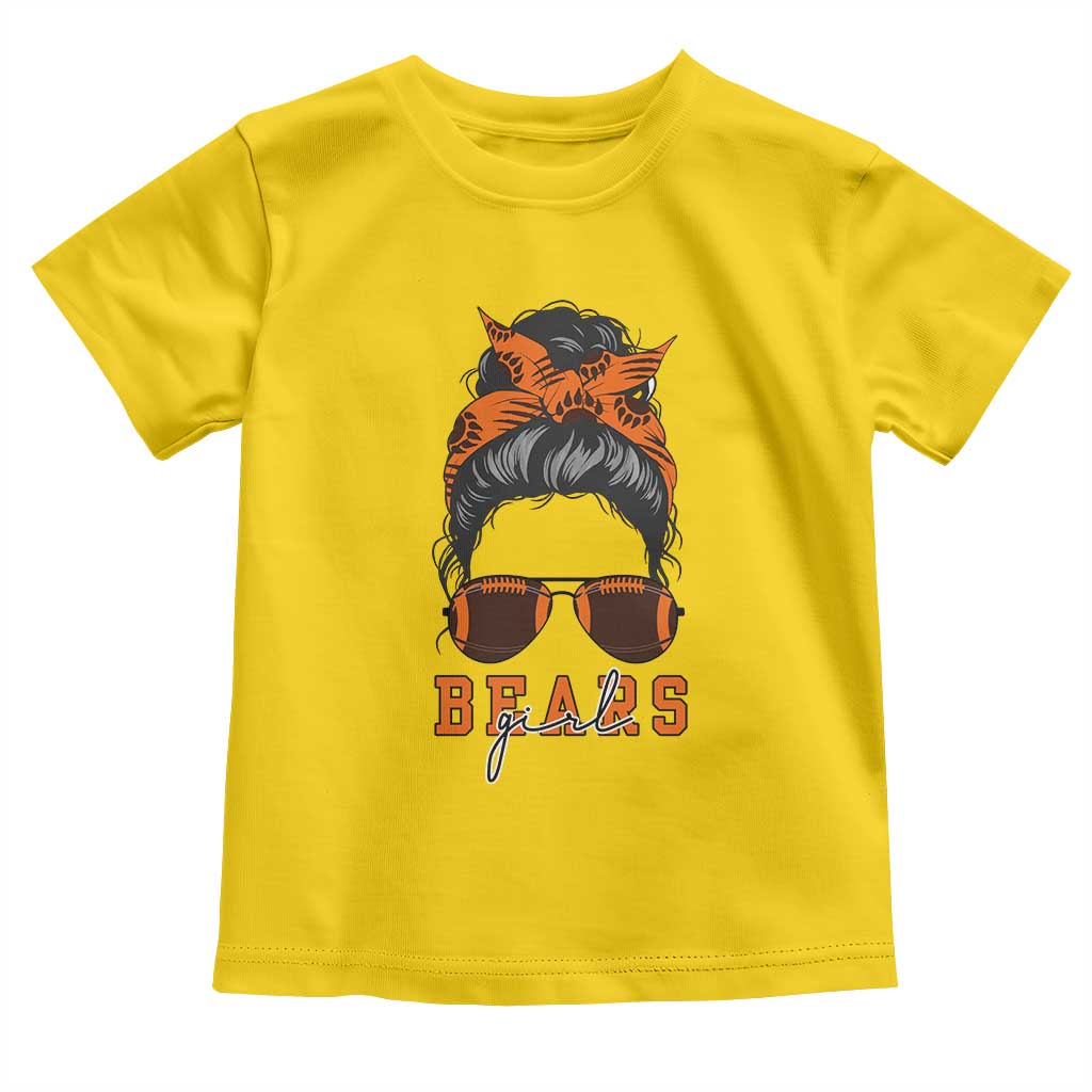 Girl Messy Bun Fan Toddler T Shirt CFB Lovers Gift TS12 Daisy Print Your Wear