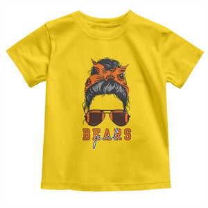 Girl Messy Bun Fan Toddler T Shirt CFB Lovers Gift TS12 Daisy Print Your Wear