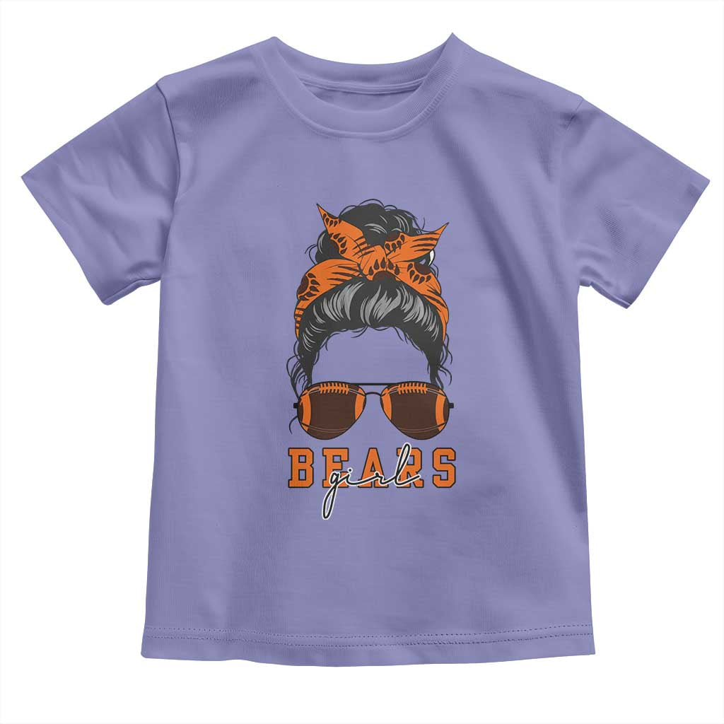 Girl Messy Bun Fan Toddler T Shirt CFB Lovers Gift TS12 Violet Print Your Wear