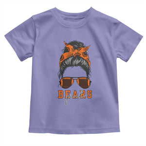 Girl Messy Bun Fan Toddler T Shirt CFB Lovers Gift TS12 Violet Print Your Wear