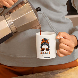 Girl Messy Bun Fan Coffee Mug CFB Lovers Gift TS12 Print Your Wear