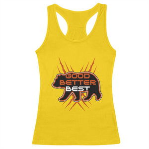 Good Better Best Motivational Racerback Tank Top CFB Lover Gift TS12 Daisy Print Your Wear