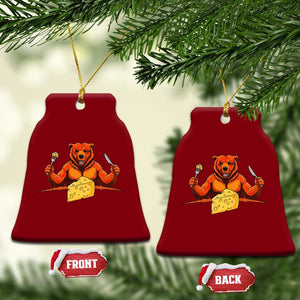 Football Rival Gift Ceramic Ornament Funny Br Eating CHZ TS12 Print Your Wear