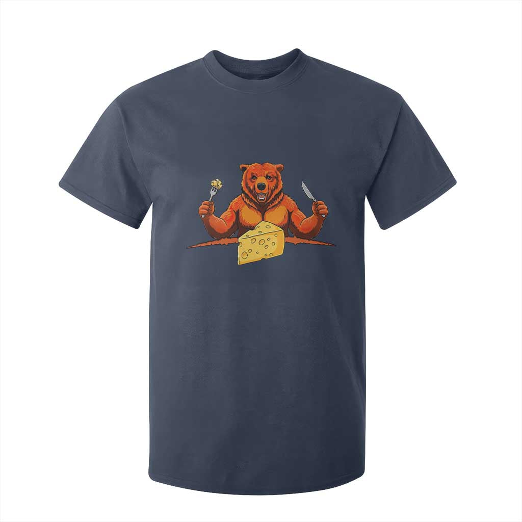Football Rival Gift T Shirt For Kid Funny Br Eating CHZ TS12 Navy Print Your Wear