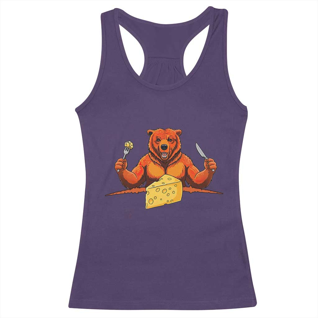 Football Rival Gift Racerback Tank Top Funny Br Eating CHZ TS12 Purple Print Your Wear