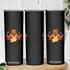 Football Rival Gift Skinny Tumbler Funny Br Eating CHZ TS12 Print Your Wear