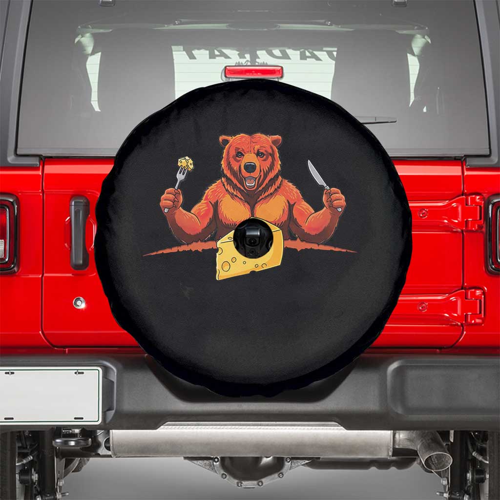 Football Rival Gift Spare Tire Cover Funny Br Eating CHZ TS12 Black Print Your Wear