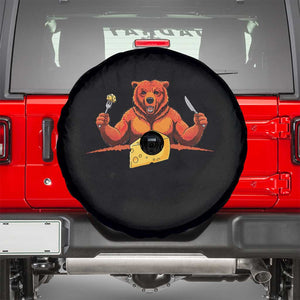 Football Rival Gift Spare Tire Cover Funny Br Eating CHZ TS12 Black Print Your Wear