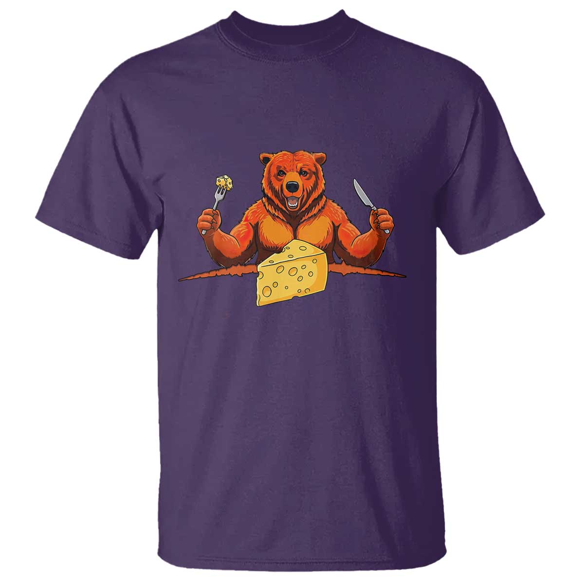 Football Rival Gift T Shirt Funny Br Eating CHZ TS12 Purple Print Your Wear