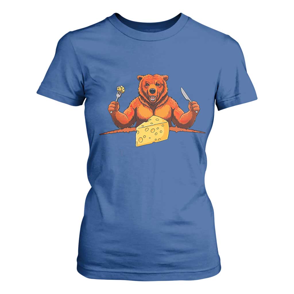Football Rival Gift T Shirt For Women Funny Br Eating CHZ TS12 Royal Blue Print Your Wear