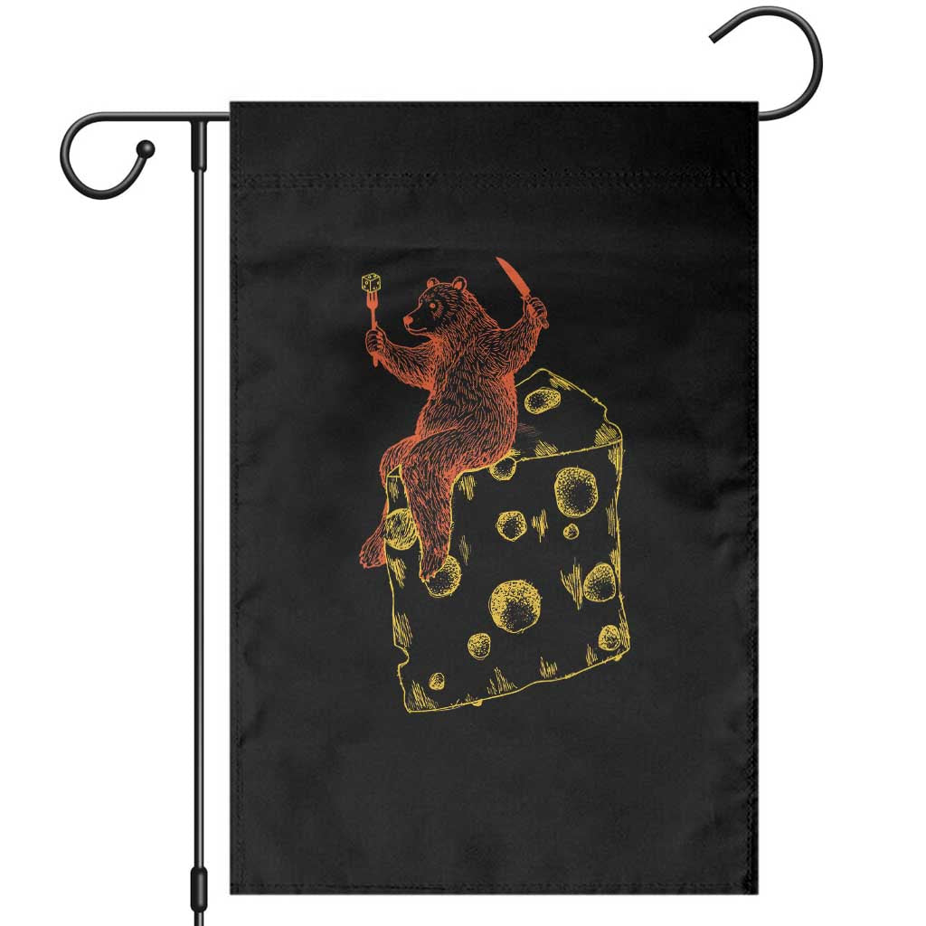 BR Eating CHZ Garden Flag Funny Football Rival Gift TS12 Black Print Your Wear