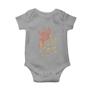BR Eating CHZ Baby Onesie Funny Football Rival Gift TS12 Sport Gray Print Your Wear