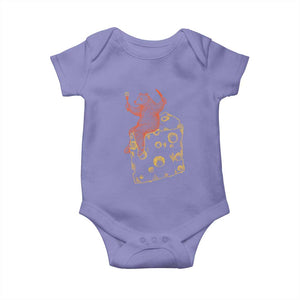 BR Eating CHZ Baby Onesie Funny Football Rival Gift TS12 Violet Print Your Wear