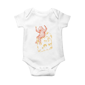 BR Eating CHZ Baby Onesie Funny Football Rival Gift TS12 White Print Your Wear