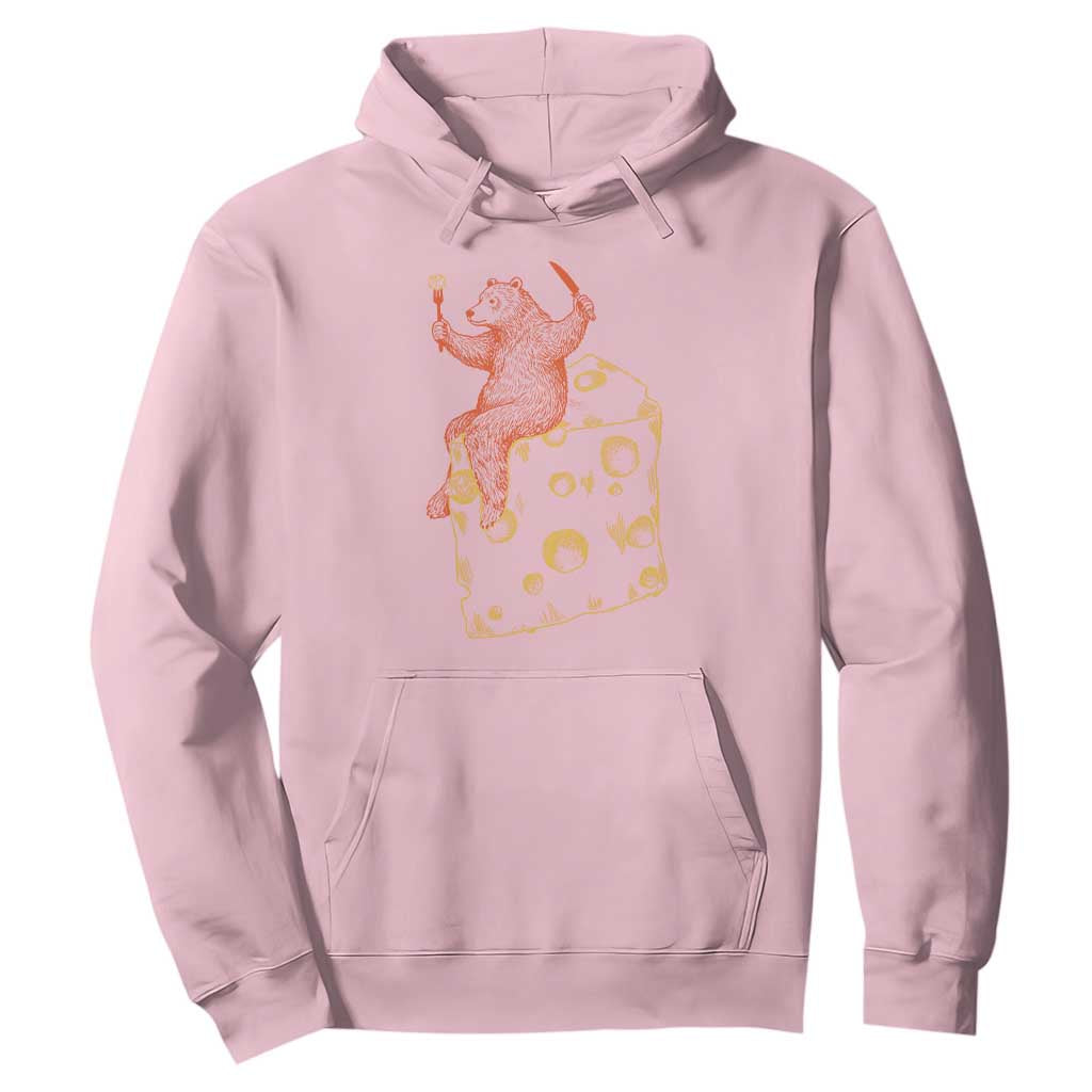 BR Eating CHZ Hoodie Funny Football Rival Gift TS12 Light Pink Print Your Wear