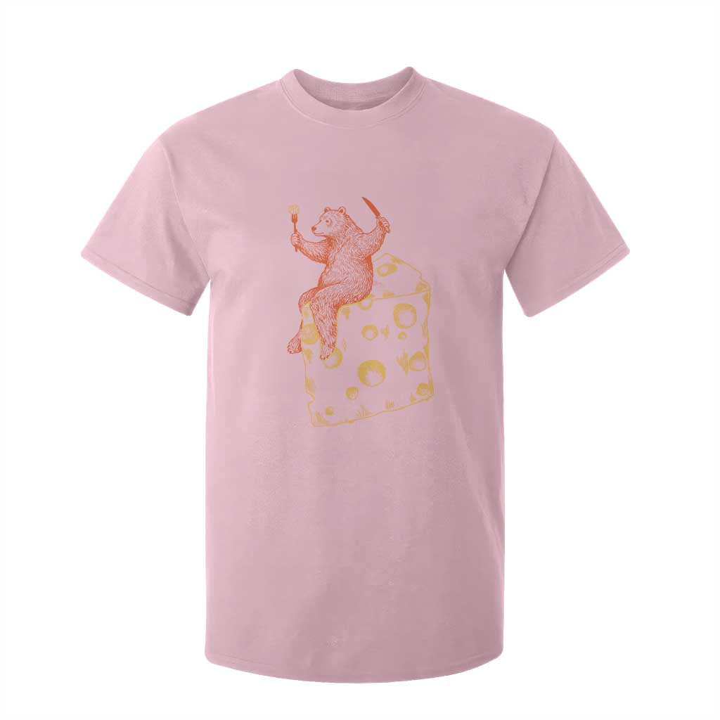 BR Eating CHZ T Shirt For Kid Funny Football Rival Gift TS12 Light Pink Print Your Wear