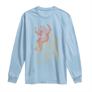 BR Eating CHZ Long Sleeve Shirt Funny Football Rival Gift TS12 Light Blue Print Your Wear