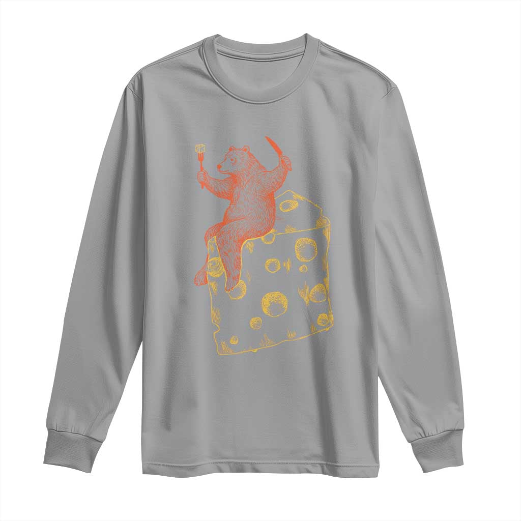BR Eating CHZ Long Sleeve Shirt Funny Football Rival Gift TS12 Sport Gray Print Your Wear