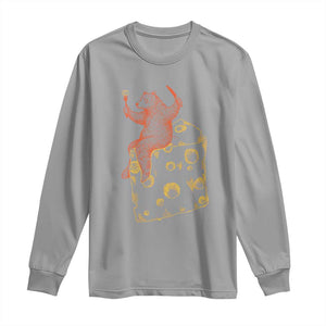 BR Eating CHZ Long Sleeve Shirt Funny Football Rival Gift TS12 Sport Gray Print Your Wear