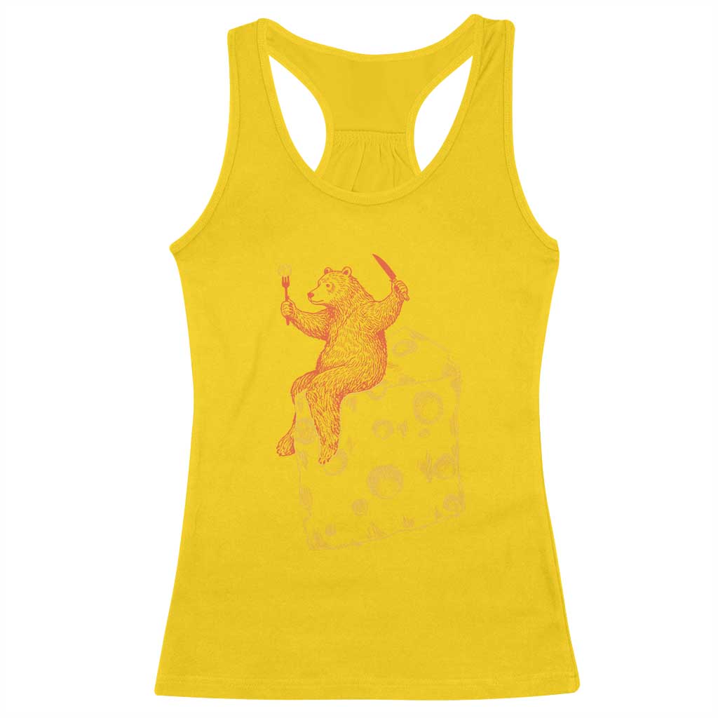 BR Eating CHZ Racerback Tank Top Funny Football Rival Gift TS12 Daisy Print Your Wear