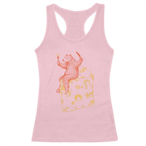 BR Eating CHZ Racerback Tank Top Funny Football Rival Gift TS12 Light Pink Print Your Wear
