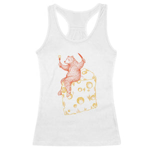 BR Eating CHZ Racerback Tank Top Funny Football Rival Gift TS12 White Print Your Wear