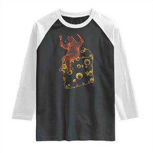 BR Eating CHZ Raglan Shirt Funny Football Rival Gift TS12 Black White Print Your Wear