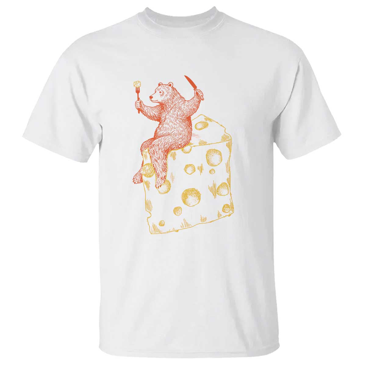 BR Eating CHZ T Shirt Funny Football Rival Gift TS12 White Print Your Wear