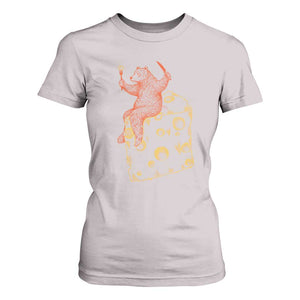 BR Eating CHZ T Shirt For Women Funny Football Rival Gift TS12 Ice Gray Print Your Wear