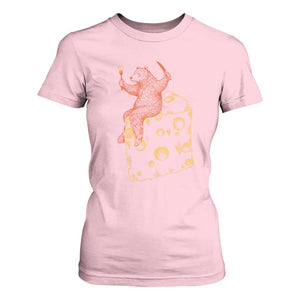 BR Eating CHZ T Shirt For Women Funny Football Rival Gift TS12 Light Pink Print Your Wear