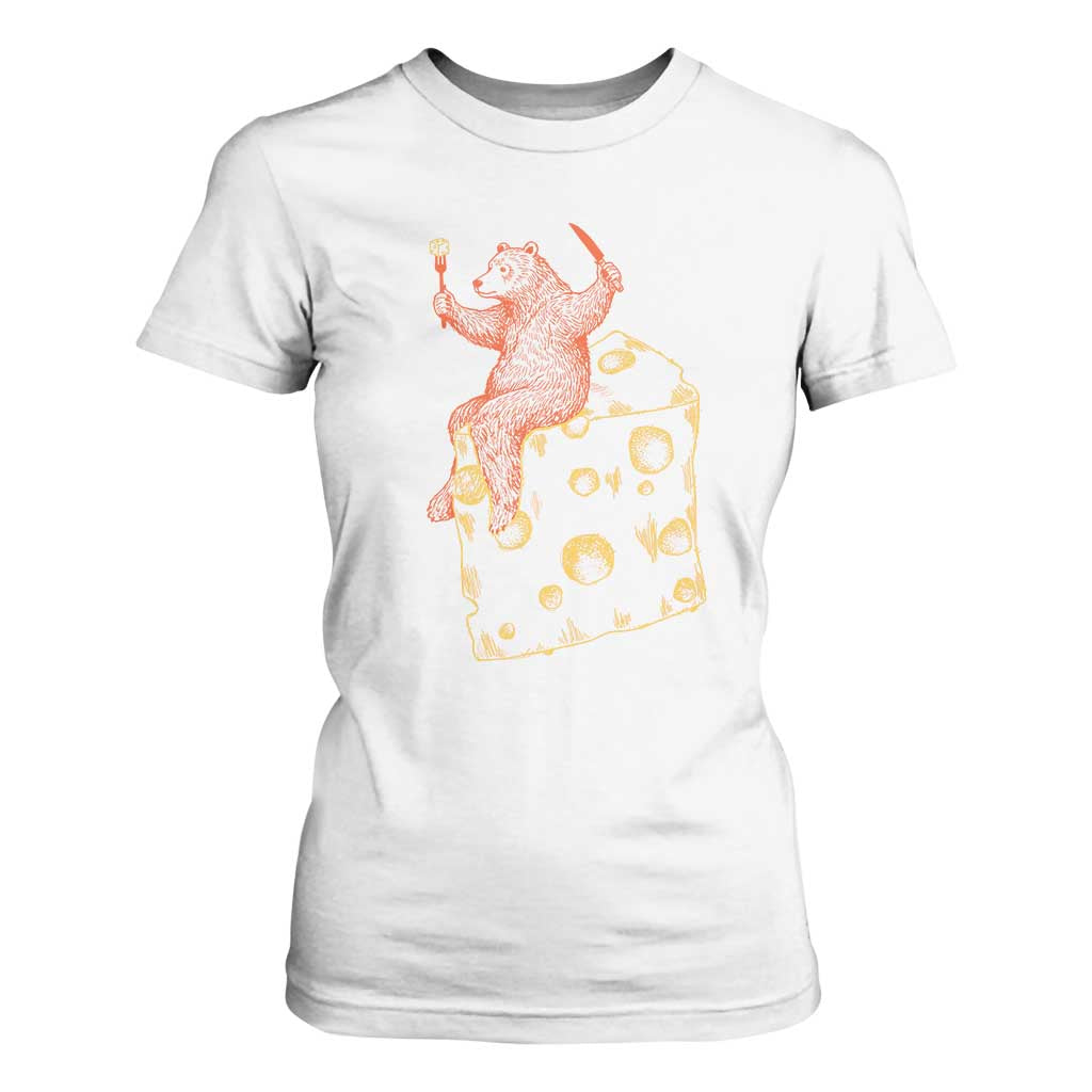 BR Eating CHZ T Shirt For Women Funny Football Rival Gift TS12 White Print Your Wear
