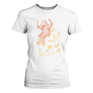 BR Eating CHZ T Shirt For Women Funny Football Rival Gift TS12 White Print Your Wear