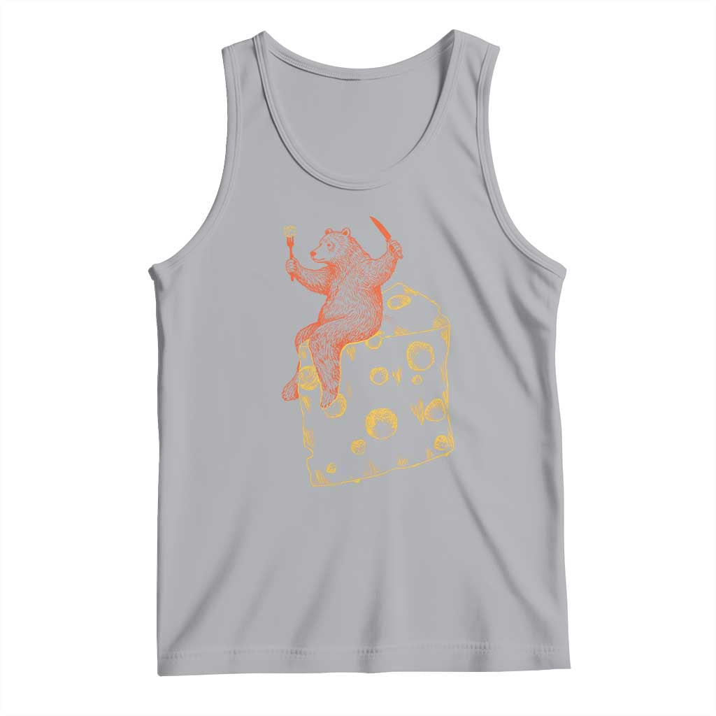BR Eating CHZ Tank Top Funny Football Rival Gift TS12 Athletic Heather Print Your Wear
