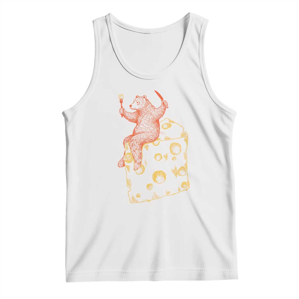 BR Eating CHZ Tank Top Funny Football Rival Gift TS12 White Print Your Wear