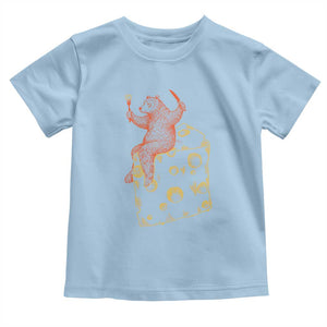 BR Eating CHZ Toddler T Shirt Funny Football Rival Gift TS12 Light Blue Print Your Wear