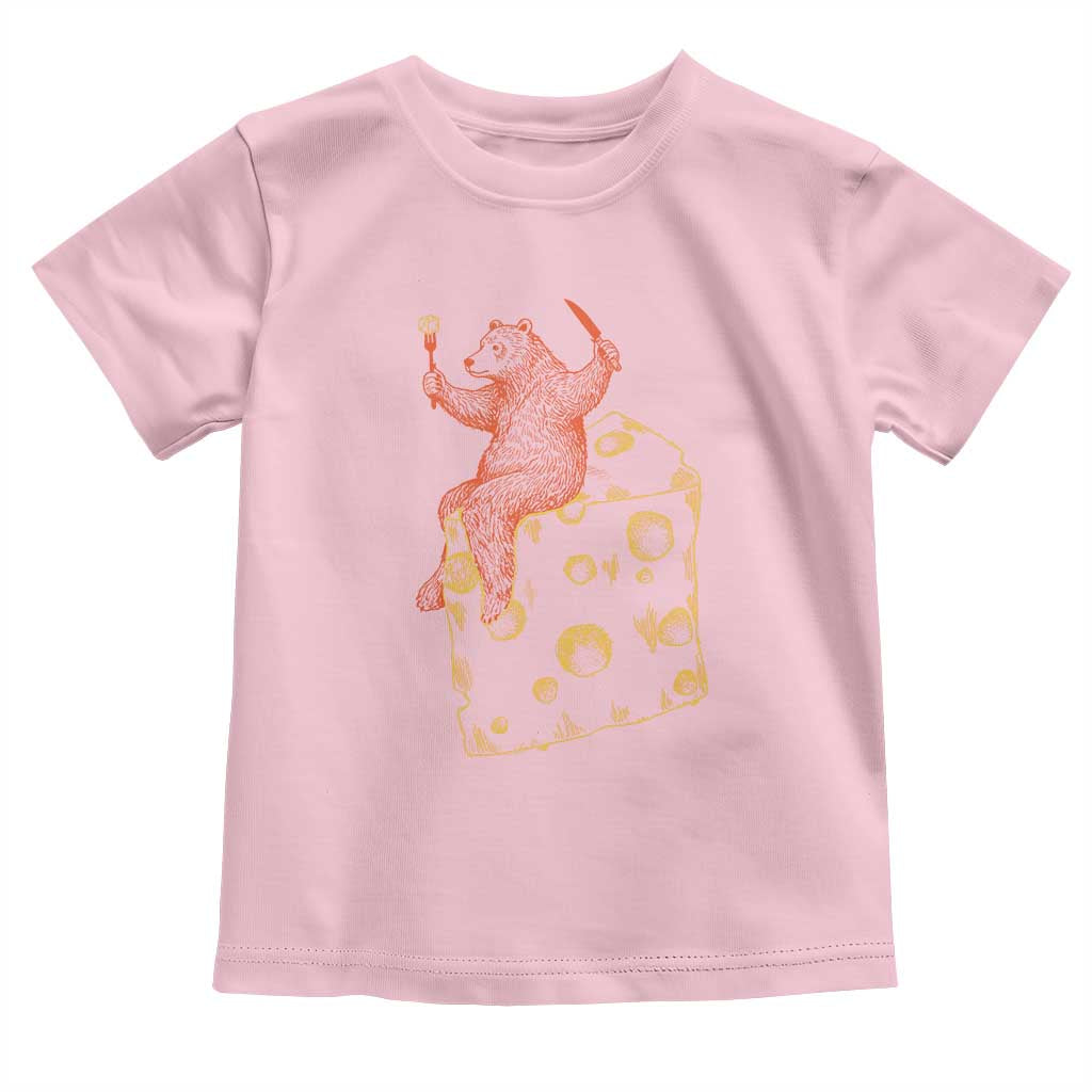 BR Eating CHZ Toddler T Shirt Funny Football Rival Gift TS12 Light Pink Print Your Wear