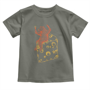 BR Eating CHZ Toddler T Shirt Funny Football Rival Gift TS12 Military Green Print Your Wear