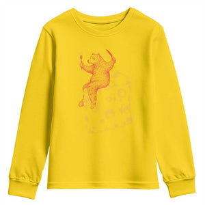 BR Eating CHZ Youth Sweatshirt Funny Football Rival Gift TS12 Daisy Print Your Wear
