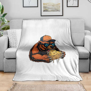 Funny Br Eating CHZ Joke Game Day Throw Blanket Gift For Football Lovers TS12 Print Your Wear