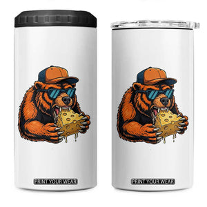 Funny Br Eating CHZ Joke Game Day 4 in 1 Can Cooler Tumbler Gift For Football Lovers TS12 One Size: 16 oz White Print Your Wear