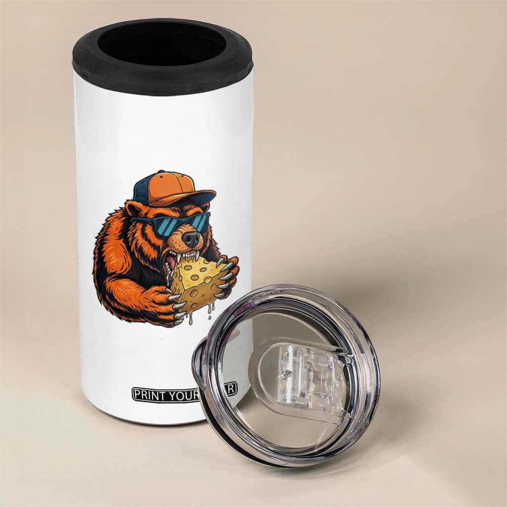 Funny Br Eating CHZ Joke Game Day 4 in 1 Can Cooler Tumbler Gift For Football Lovers TS12 Print Your Wear