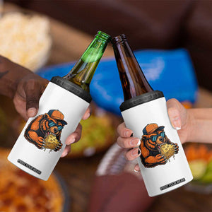Funny Br Eating CHZ Joke Game Day 4 in 1 Can Cooler Tumbler Gift For Football Lovers TS12 Print Your Wear
