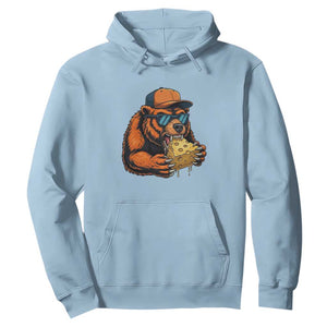 Funny Br Eating CHZ Joke Game Day Hoodie Gift For Football Lovers TS12 Light Blue Print Your Wear